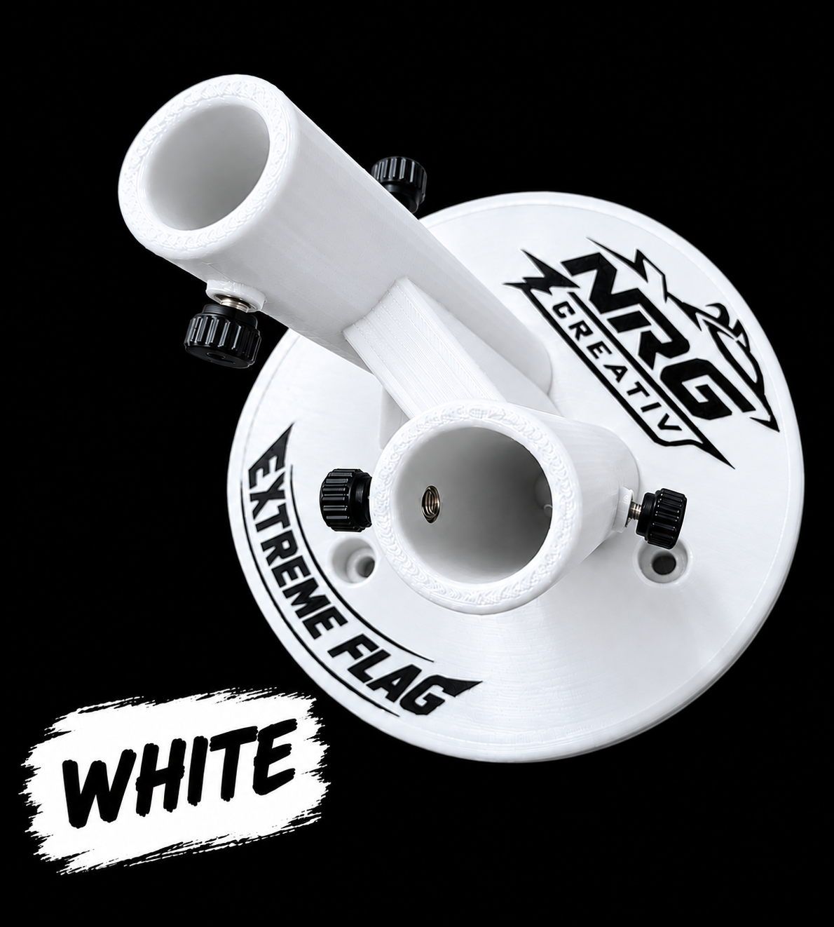 Sea-Doo dual flag mount white