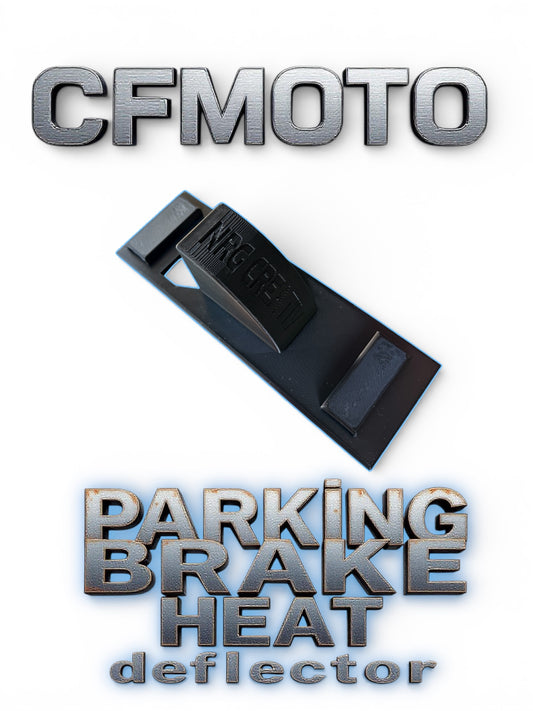 CFMOTO ZForce parking brake heat deflector