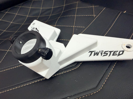 TWISTED Front 360 Mount – White/Black Test Model | NRG OUTLET