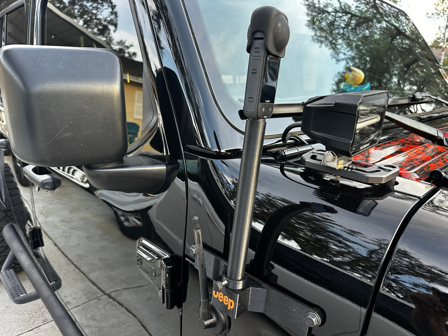 360 / GoPro mount for the Jeep JL series
