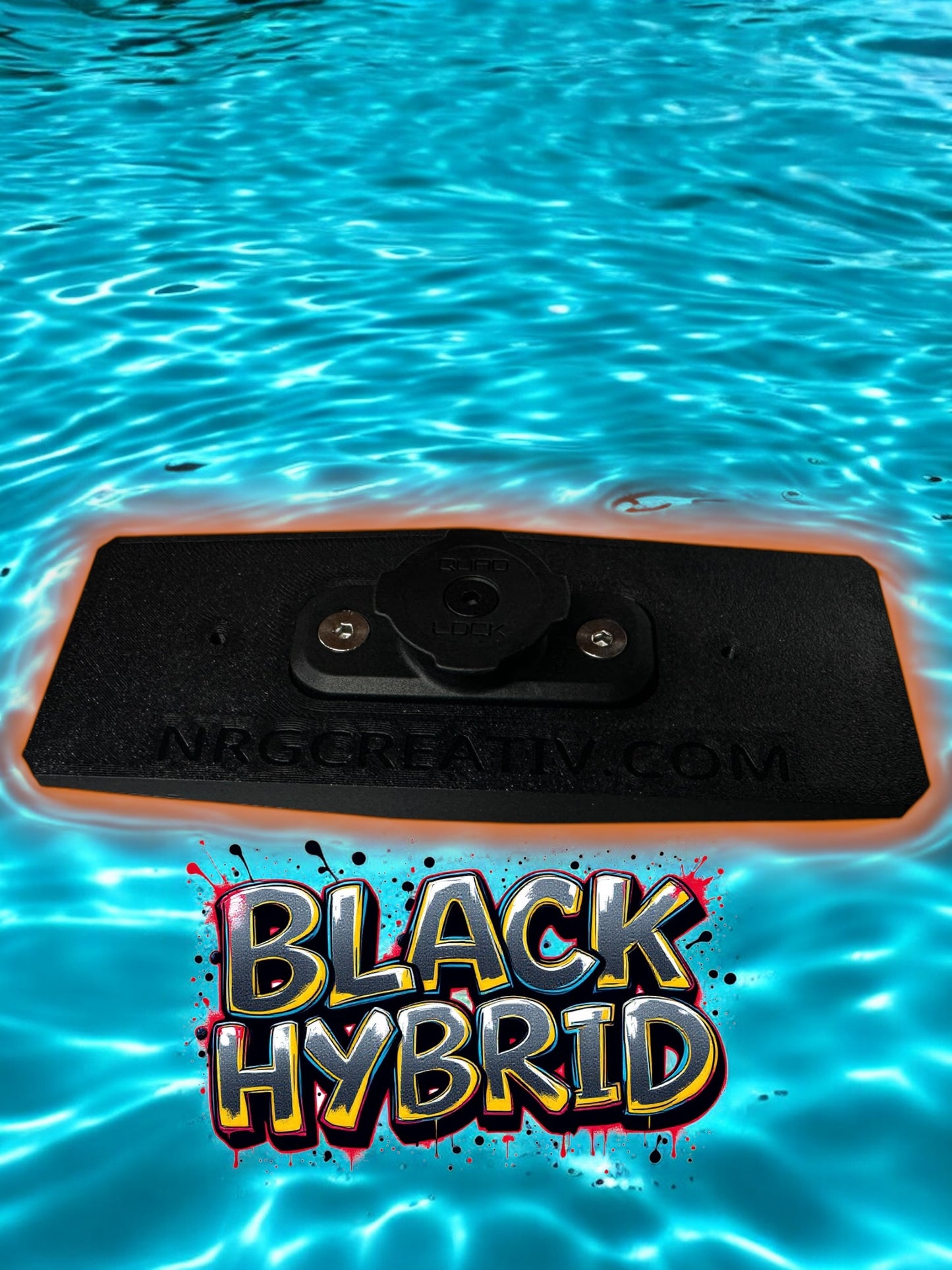 NEW HYBRID QUAD LOCK phone mount for SEADOO SKIS