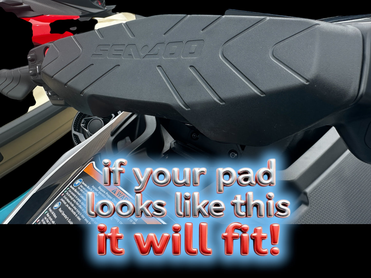 NEW HYBRID QUAD LOCK phone mount for SEADOO SKIS