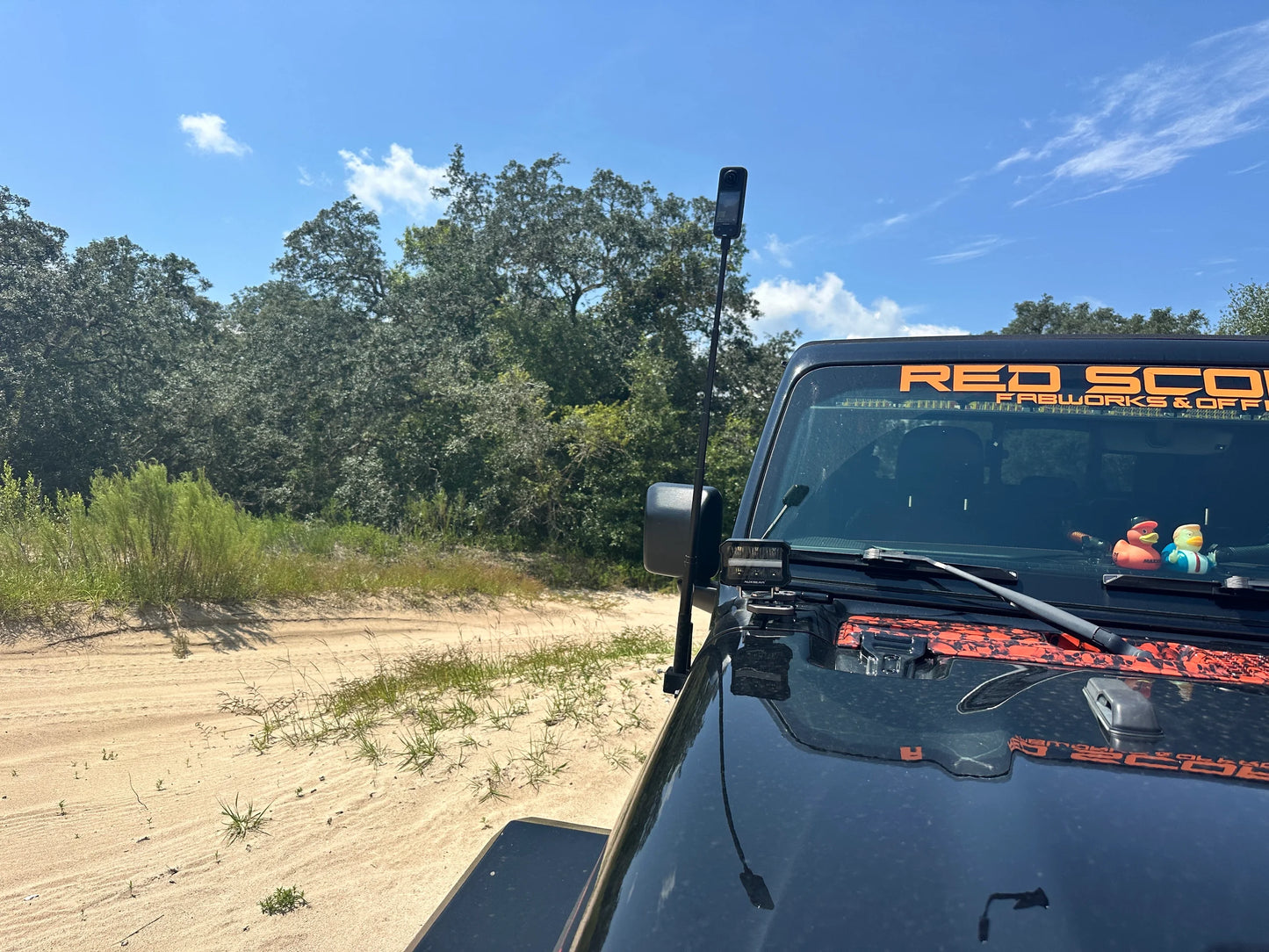 360 / GoPro mount for the Jeep JL series