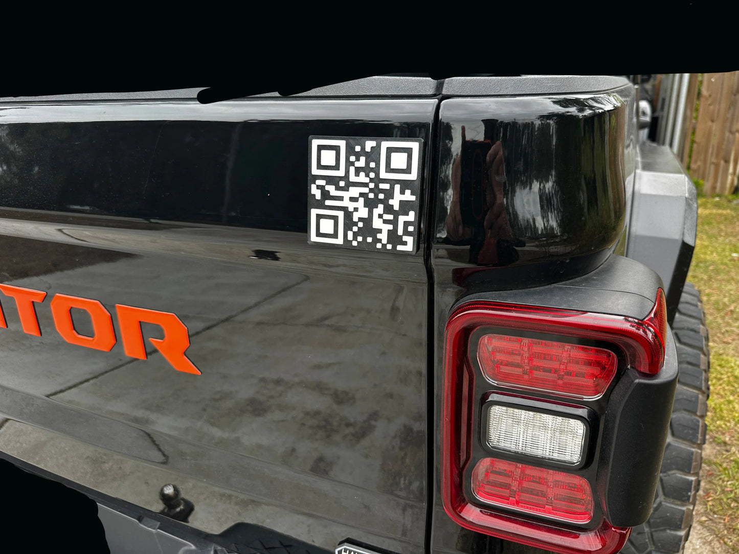 FUNNY QR scan emblem. HAVE SOME FUN