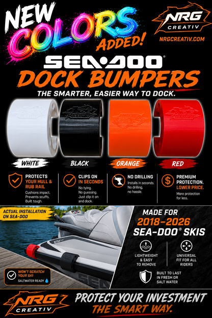 No-Tie PWC Fender & Dock Protection for SEADOO skis