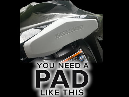 NEW HYBRID QUAD LOCK phone mount for SEADOO SKIS