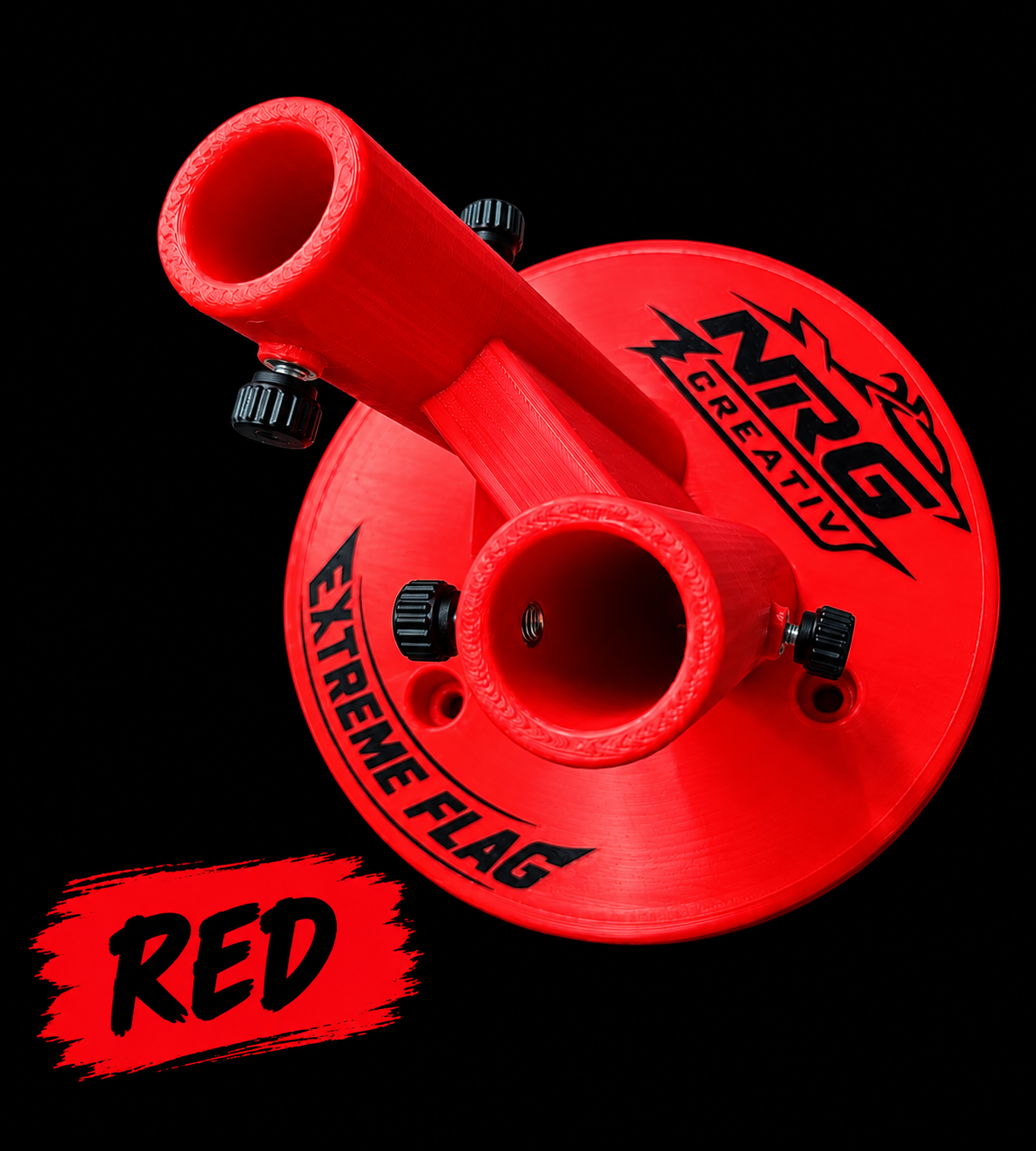 Sea-Doo dual flag mount red
