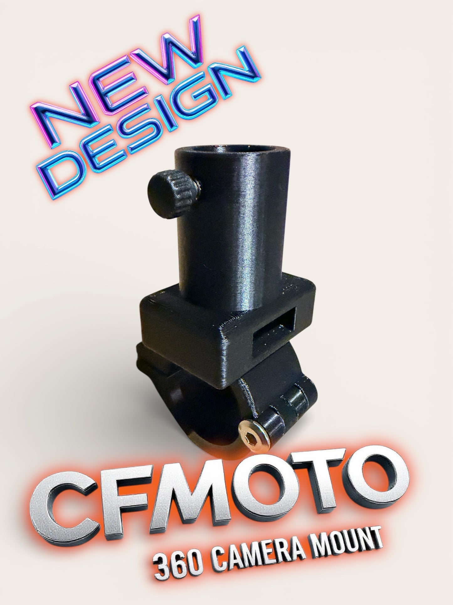 CF MOTO front 360 camera mount or universal for 1.5" round bar
