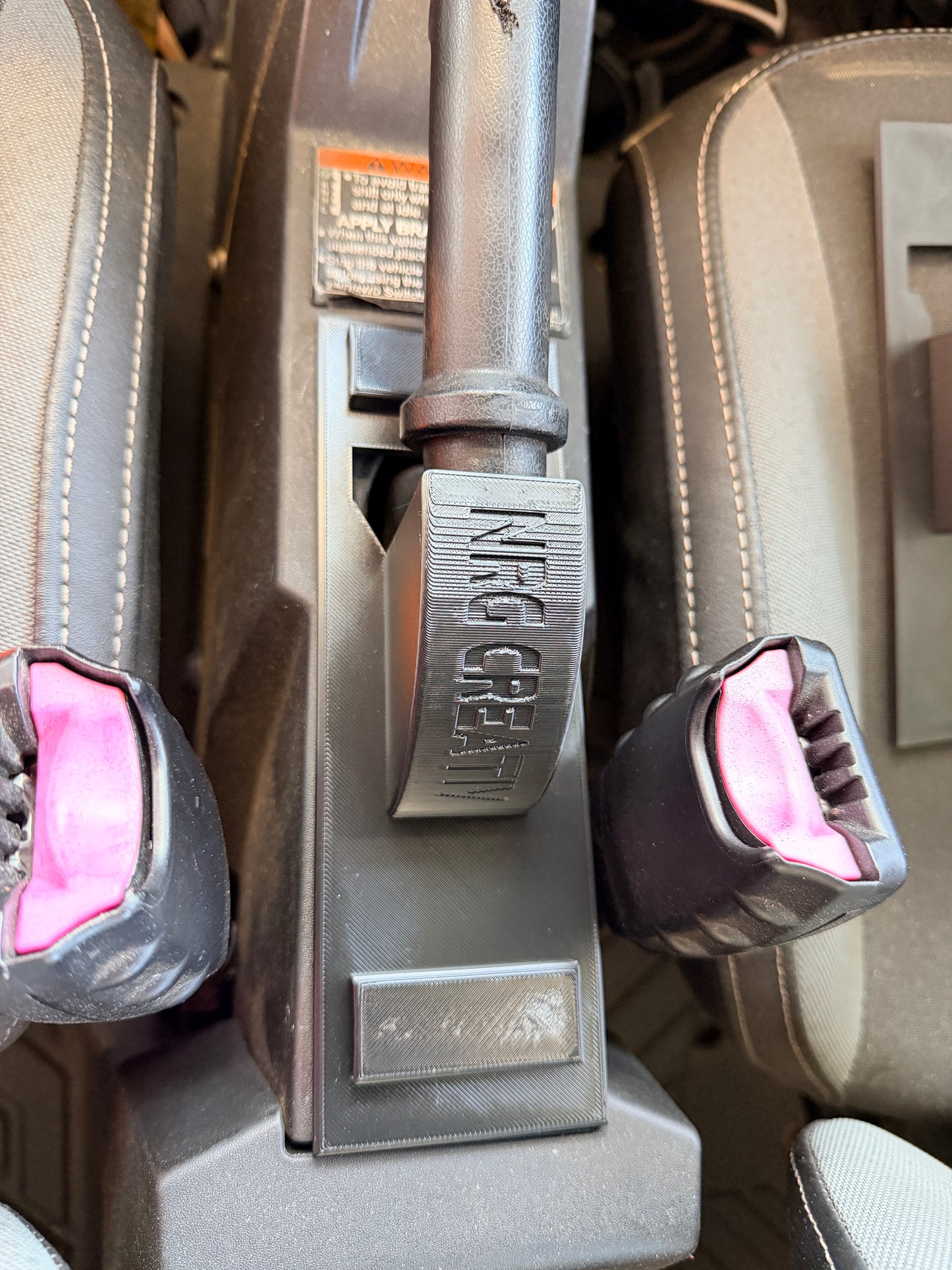 CFMOTO ZForce parking brake heat deflector