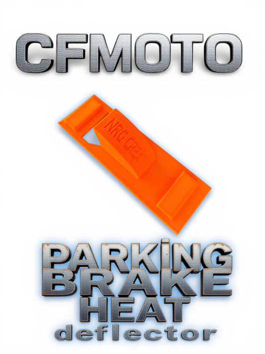 CFMOTO ZForce parking brake heat deflector