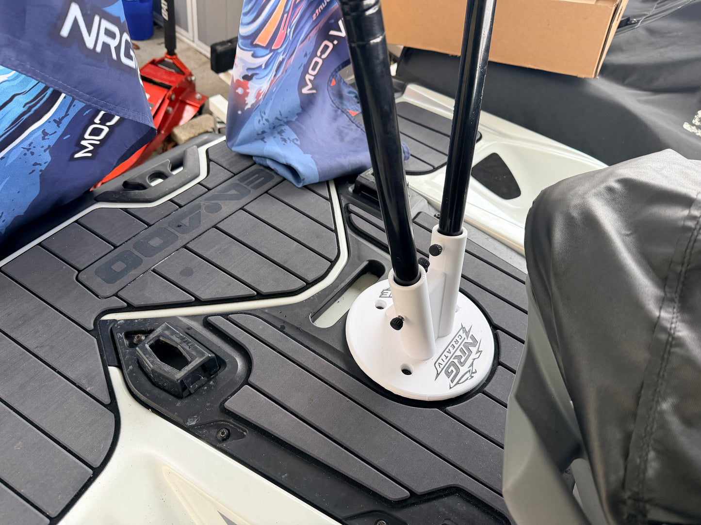 Extreme Dual Flag Mount for 2018+ Sea-Doo GTX, RXT, Wake & Fish Pro