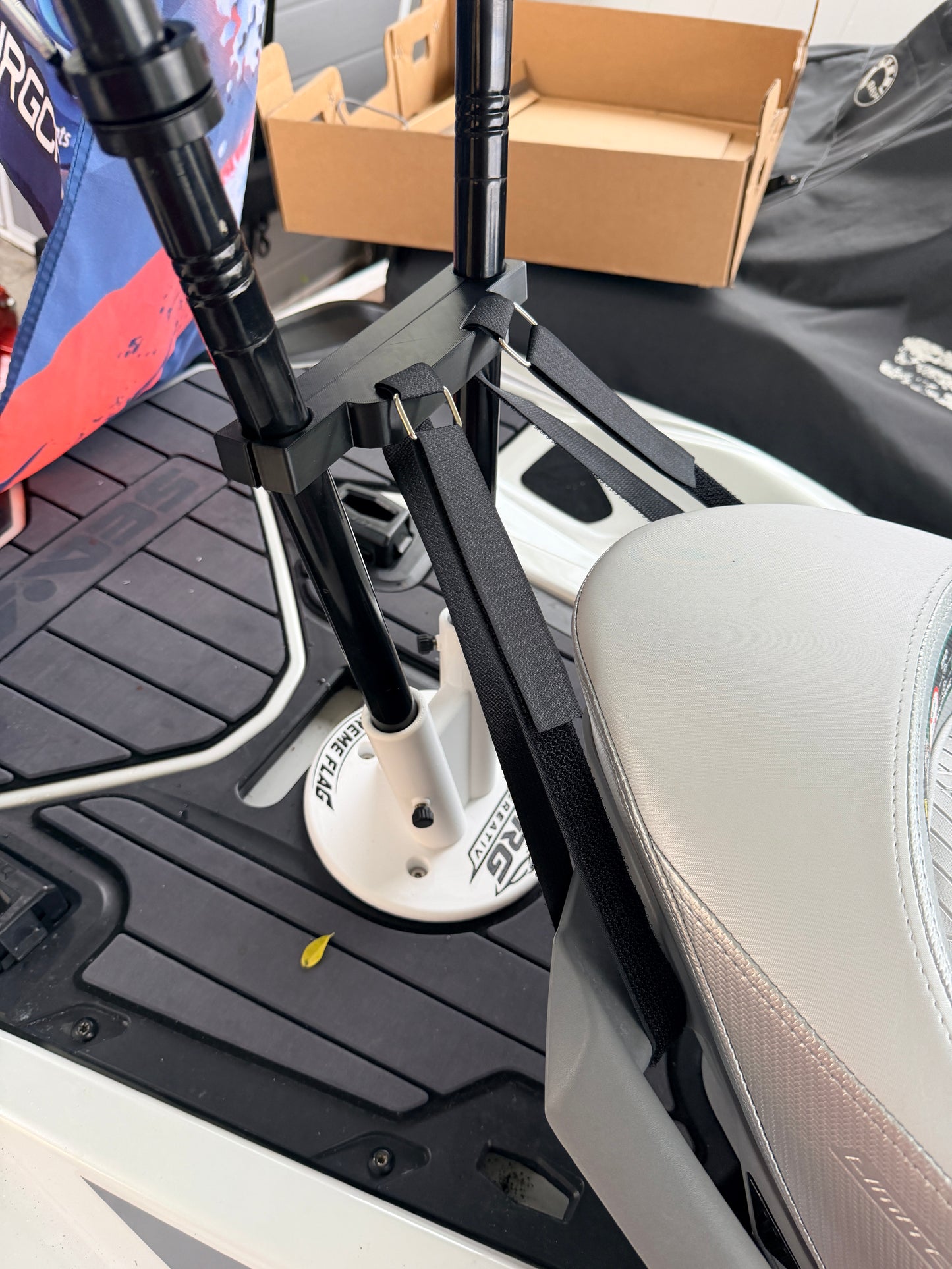 Extreme Dual Flag Mount for 2018+ Sea-Doo GTX, RXT, Wake & Fish Pro