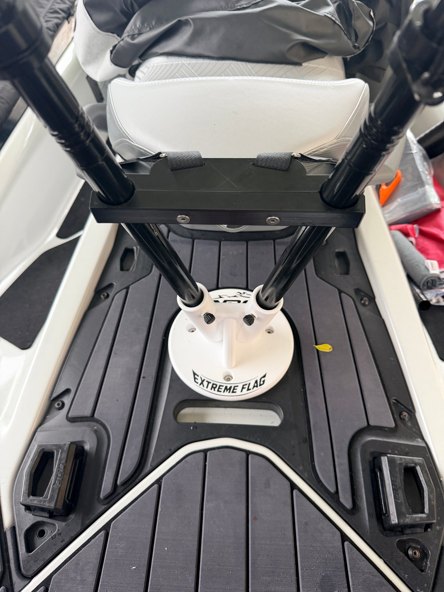Extreme Dual Flag Mount for 2018+ Sea-Doo GTX, RXT, Wake & Fish Pro