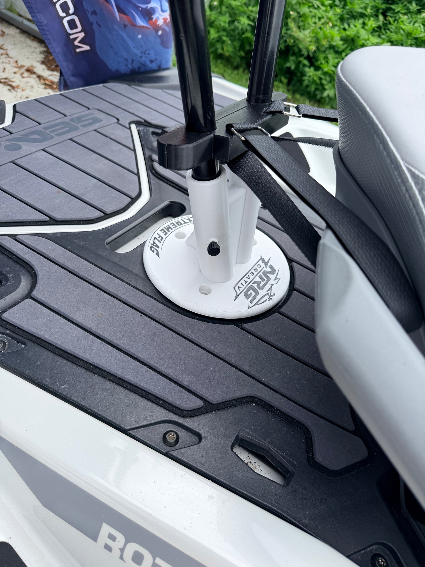 Extreme Dual Flag Mount for 2018+ Sea-Doo GTX, RXT, Wake & Fish Pro