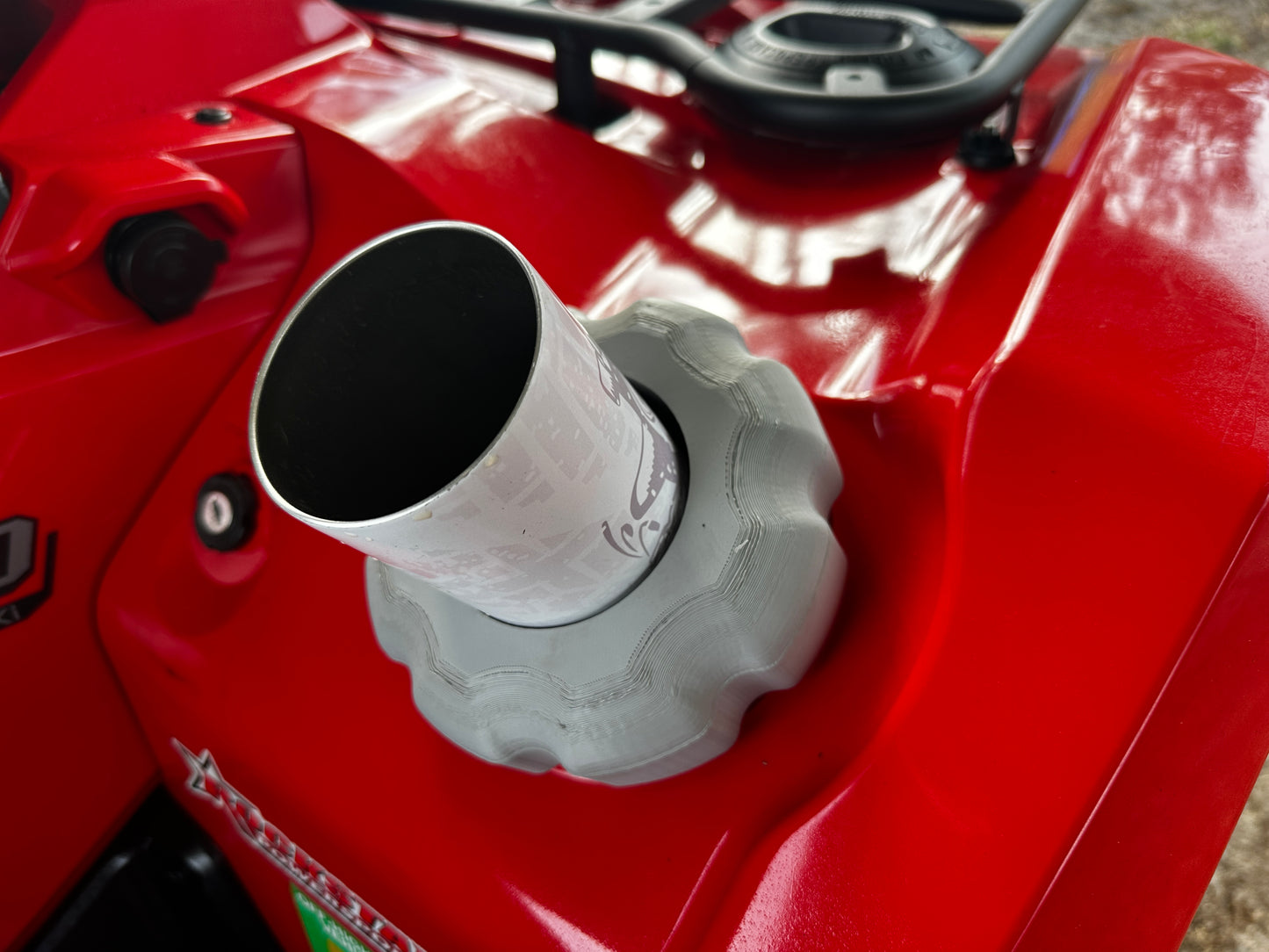 Suzuki king quad 750 cup holder upgrade