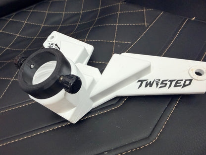 TWISTED Front 360 Mount – White/Black Test Model | NRG OUTLET