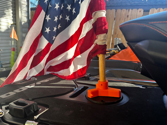 GAME CHANGER FLAG MOUNT. Ultimate for 2018 & newer Seadoo skis.