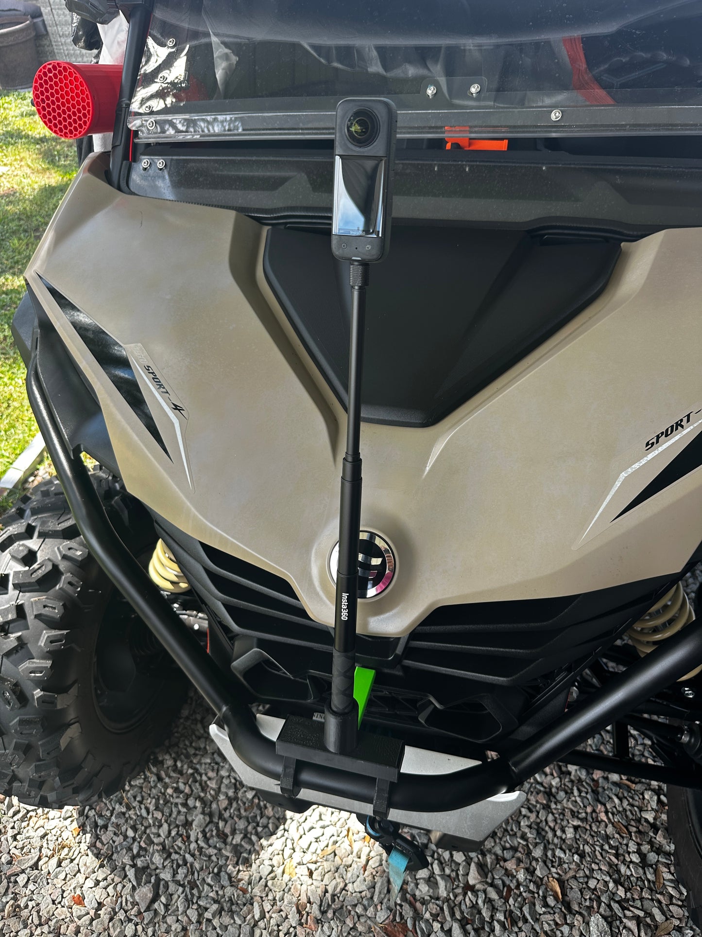 CF MOTO front 360 camera mount or universal for 1.5" round bar
