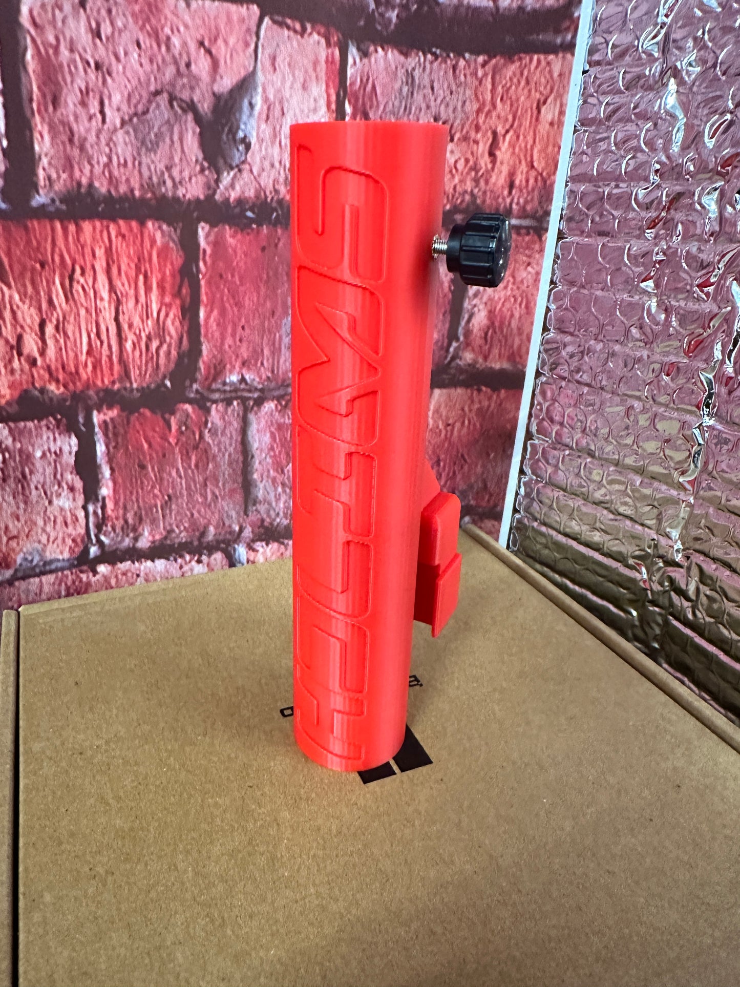 Flag holder for the SEADOO SWITCH pontoon boat