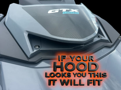 GAME CHANGER front 360 camera mount for 2018 & newer SEADOO ski with GTX style hood. EXTREMELY STRONG!