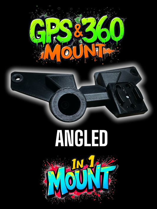 SEADOO DUAL front camera mount 360 AND GOPRO in 1 mount