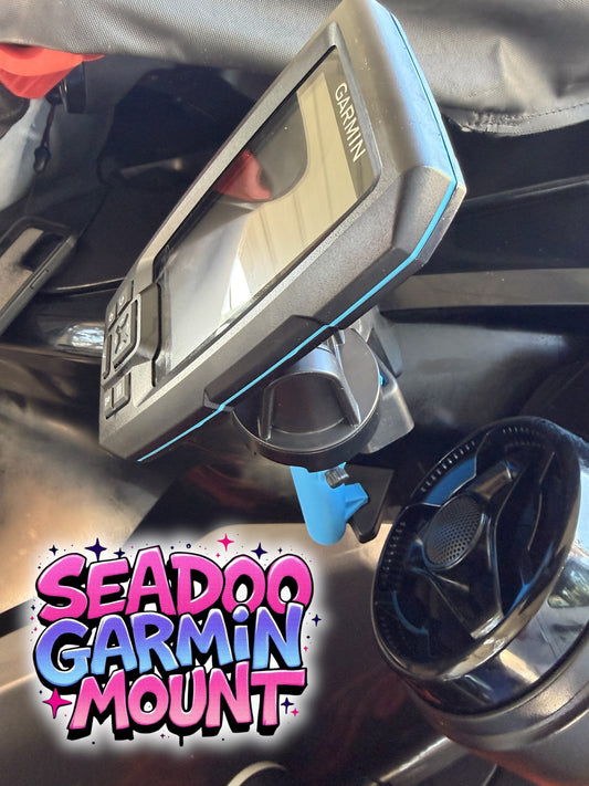 GARMIN mount for the SEADOO skis. Mount your Garmin striker in seconds!