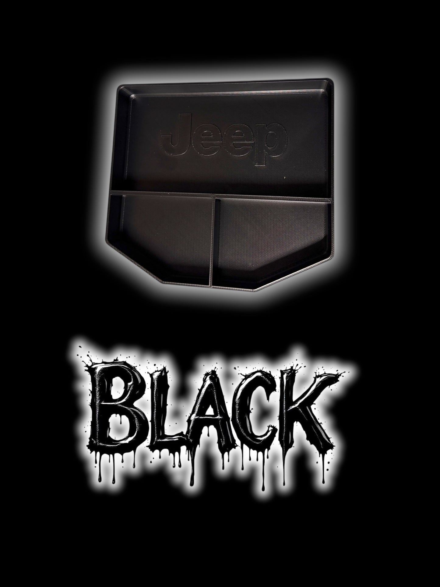 JEEP JL/JT JEEP center console storage tray. Personalize with your jeep name etc.