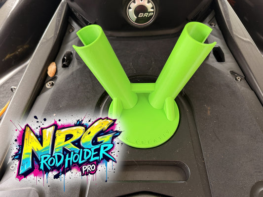 Fishing rod holder for SEADOO SKIS. HOLDS (2) rods!