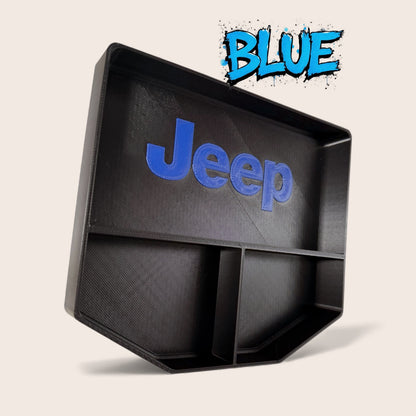 JEEP JL/JT JEEP center console storage tray. Personalize with your jeep name etc.