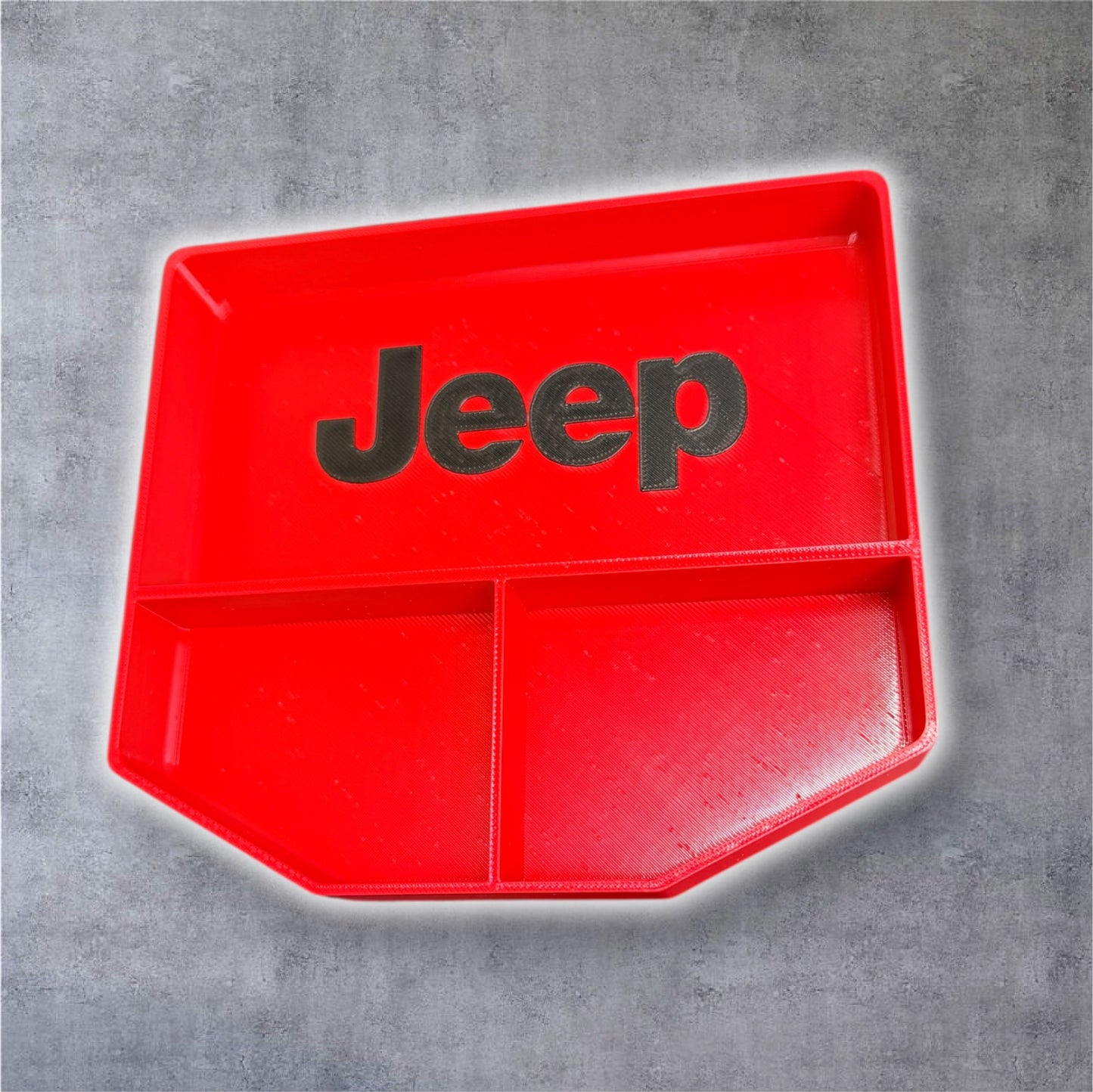 JEEP JL/JT JEEP center console storage tray. Personalize with your jeep name etc.