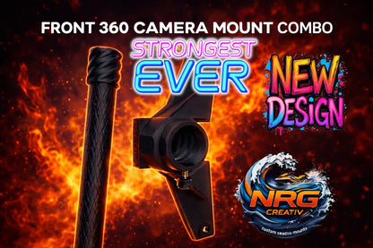 NEW TWISTED Front 360 Camera Mount (Mount + Fixed Stick Combo)