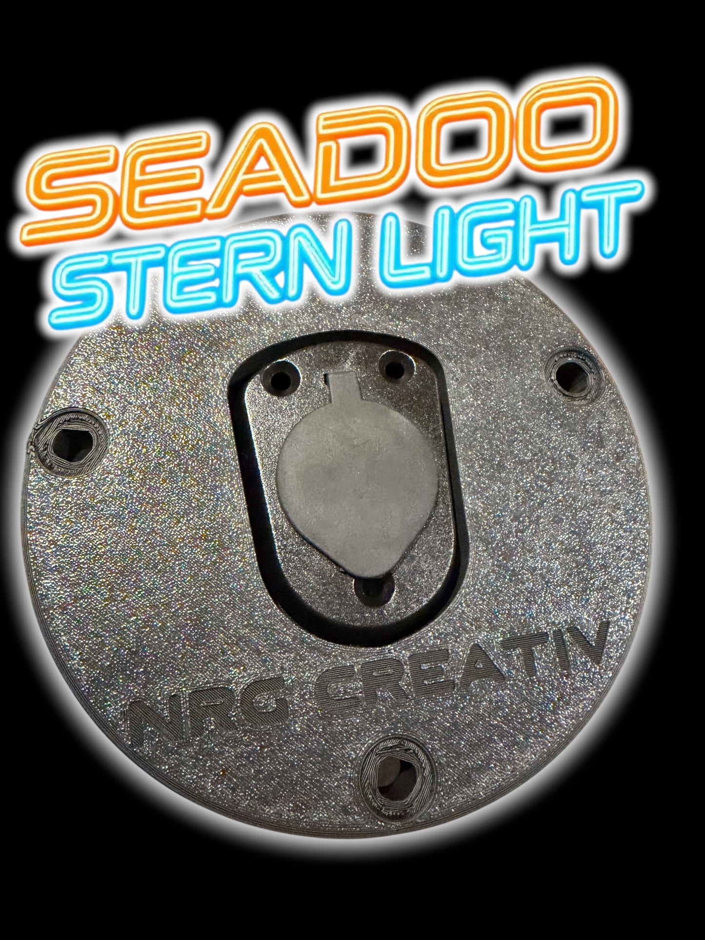 Sea-Doo Stern Light Mount (2018+) – Direct Fit 2-Prong Pole Base | NRG Creativ