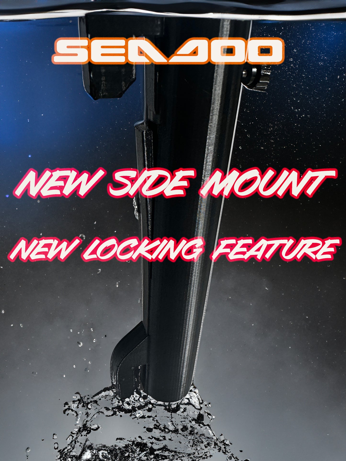 GAME CHANGER 360 side camera mount for SEADOO skis