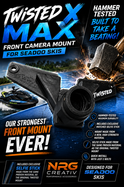 Twisted X™ MAX Heavy Duty Front 360 Camera Mount for Sea-Doo Skis